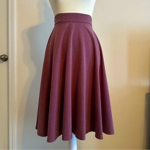 1950s Style A-Line Swing Skirt